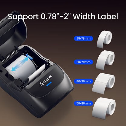 CLABEL 221B Label Maker Machine with Tape